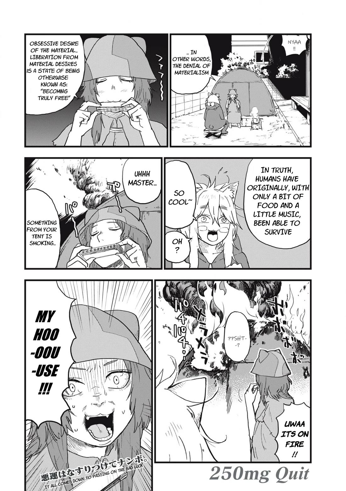 Chainsmoker Cat Chapter 250 page 4 - Chapter 250: 250mg - Cat Luck