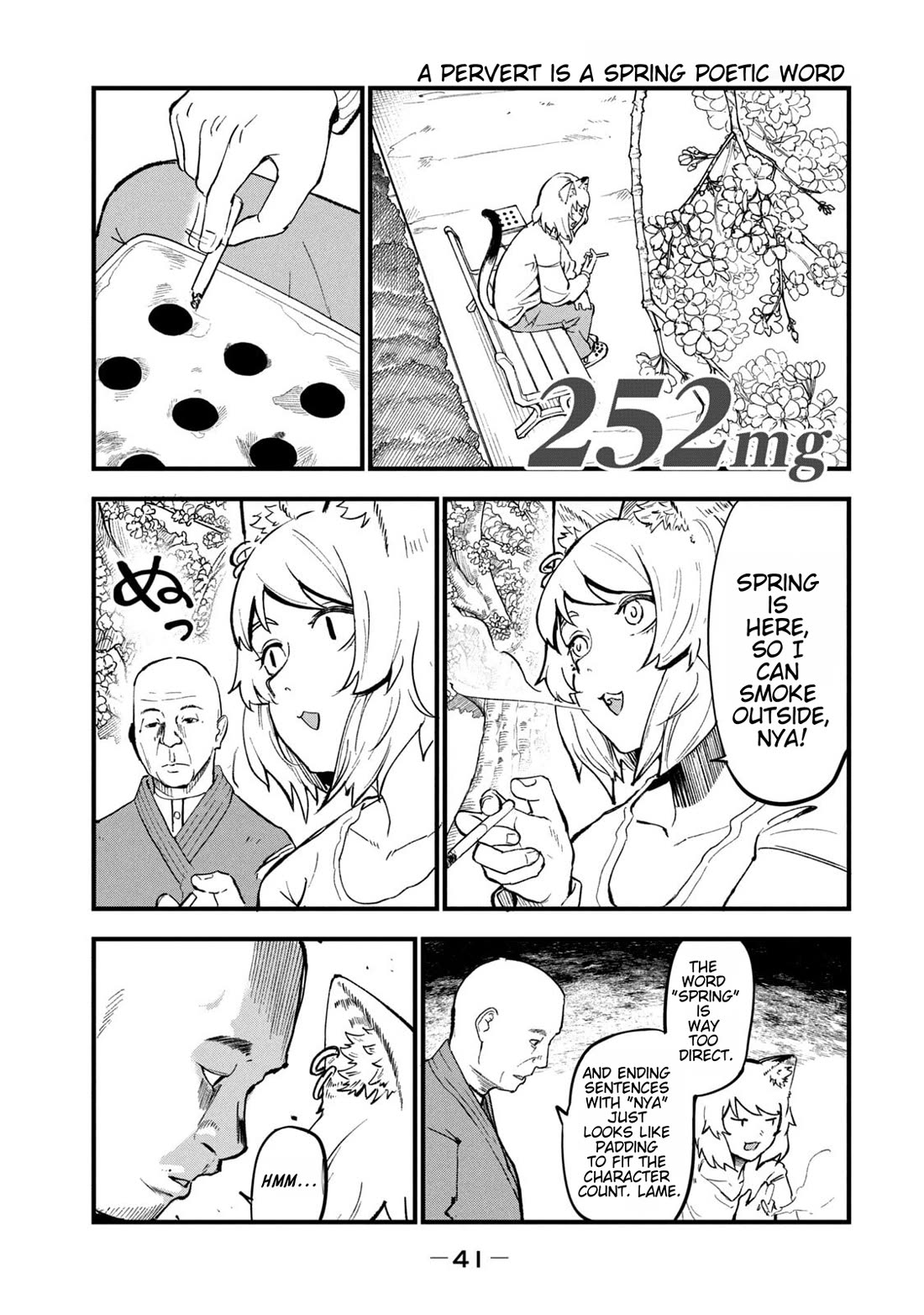 Chainsmoker Cat Chapter 252 page 1 - Chapter 252: 252mg