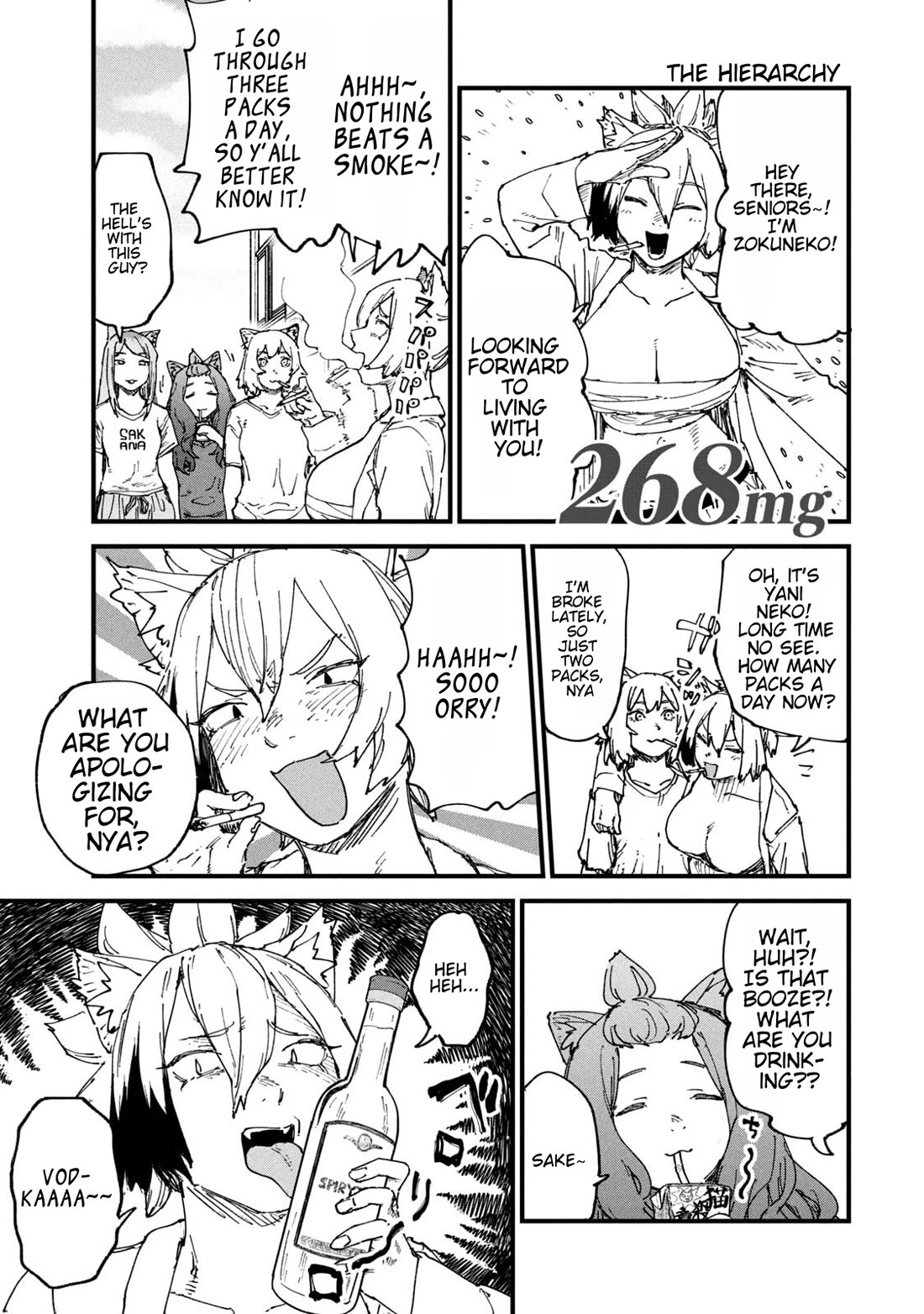 Chainsmoker Cat Chapter 268 page 1 - Chapter 268: 268mg