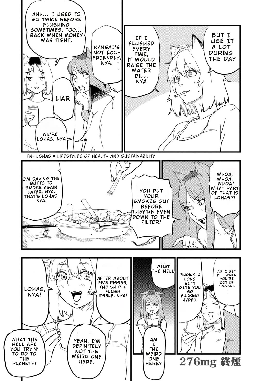 Chainsmoker Cat Chapter 276 page 4 - Chapter 276: Murder At The Cyber Lodge / Eko Eko Azarak