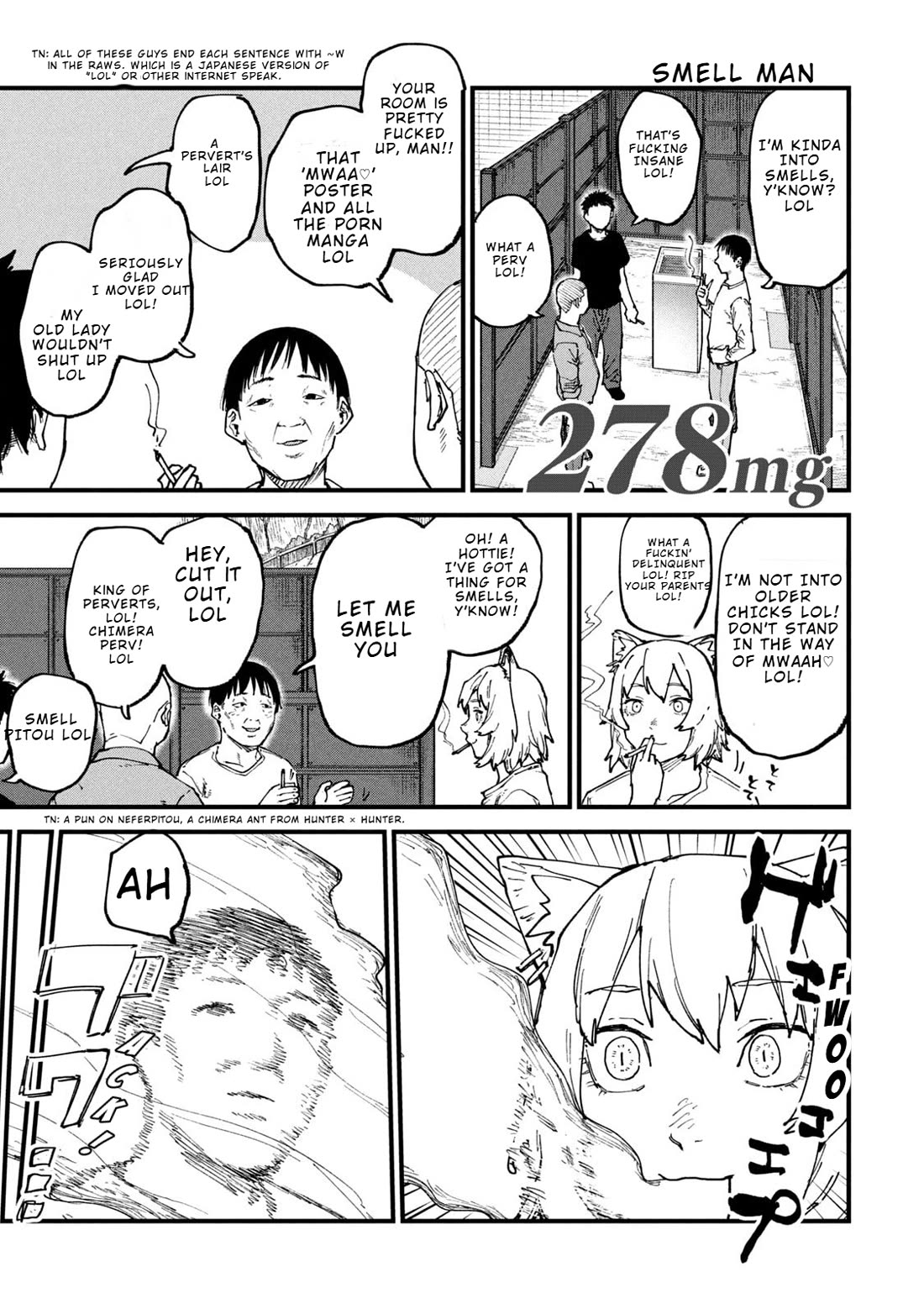 Chainsmoker Cat Chapter 278 page 1 - Chapter 278: Smell Man