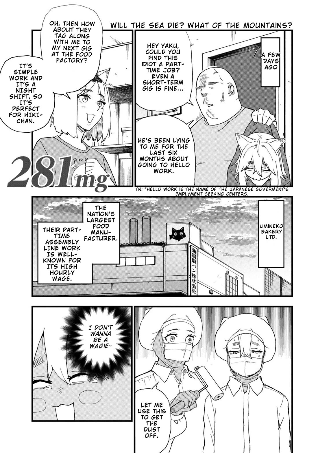 Chainsmoker Cat Chapter 281 page 1 - Chapter 281: Will the Sea Die? What of the Mountains?