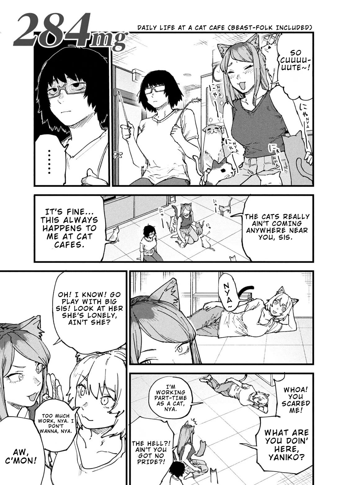 Chainsmoker Cat Chapter 284 page 1 - Chapter 284: Daily Life At A Cat Café