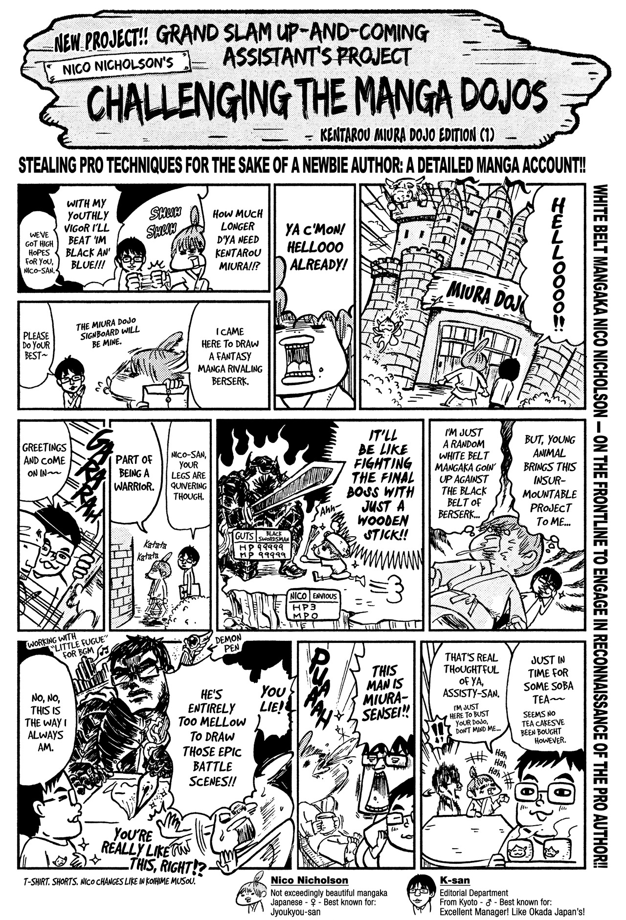 Challenging the Dojos Chapter 1 page 1 - Chapter 1: Kentarou Miura Dojo Part 1