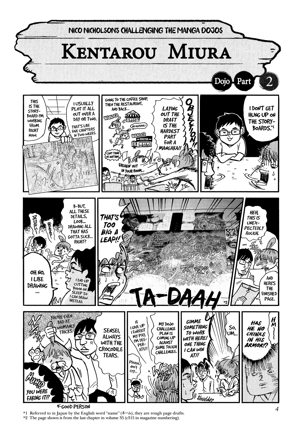 Challenging the Dojos Chapter 2 page 1 - Chapter 2: Kentarou Miura Dojo Part 2