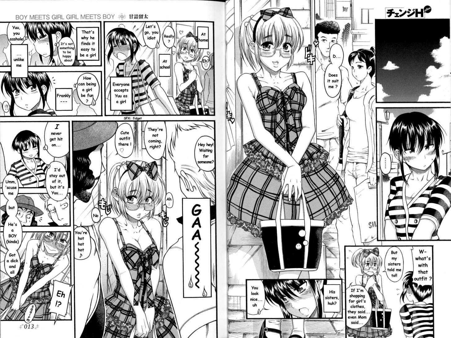 Change H Chapter 1.1-2 page 9 - Vol.1 Chapter 1.2: Boy Meets Girl, Girl Meets Boy