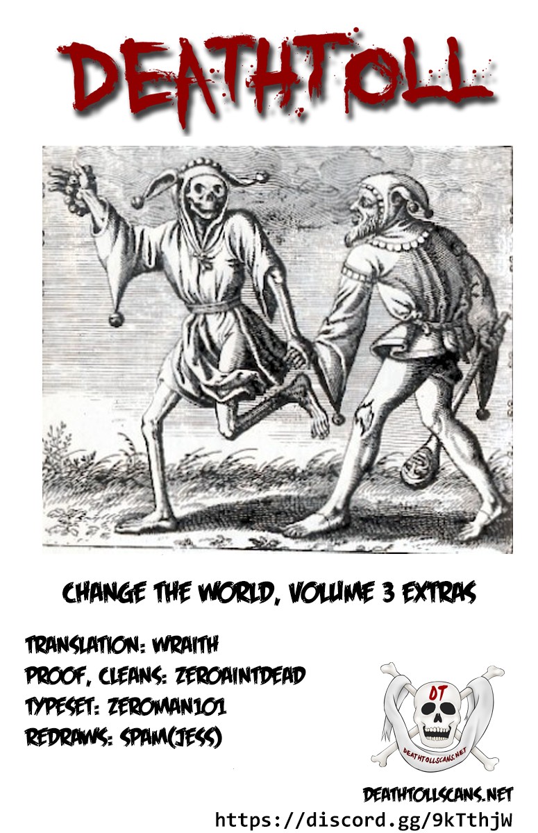 Change the World (KANZAKI Yuuya) Chapter 14.5 page 8 - Chapter 14.5: Volume 3 teaser and extra art