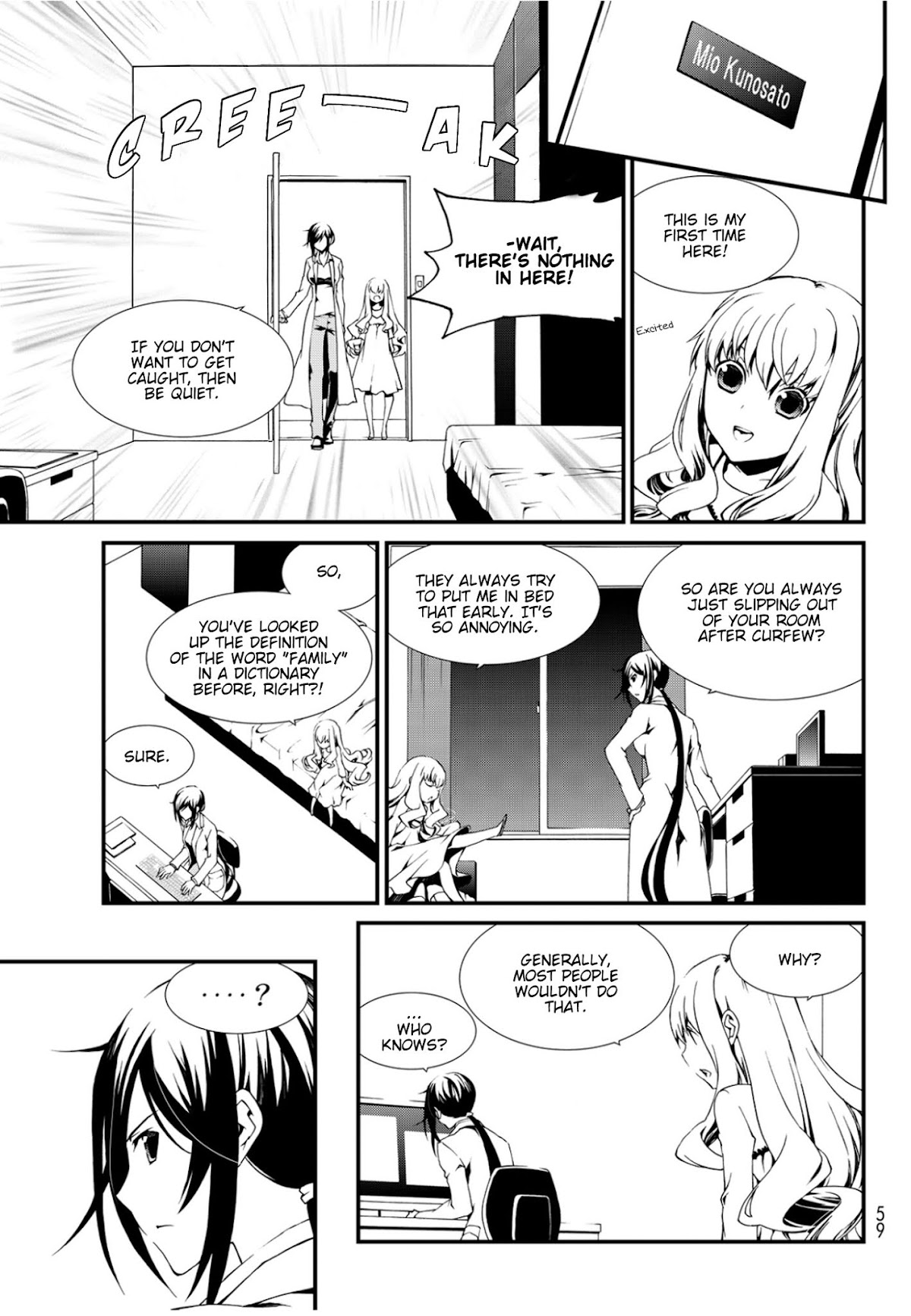 CHAOS;CHILD ～Children's Collapse～ Chapter 5 page 35 - Chapter 5: Home Sweet Home