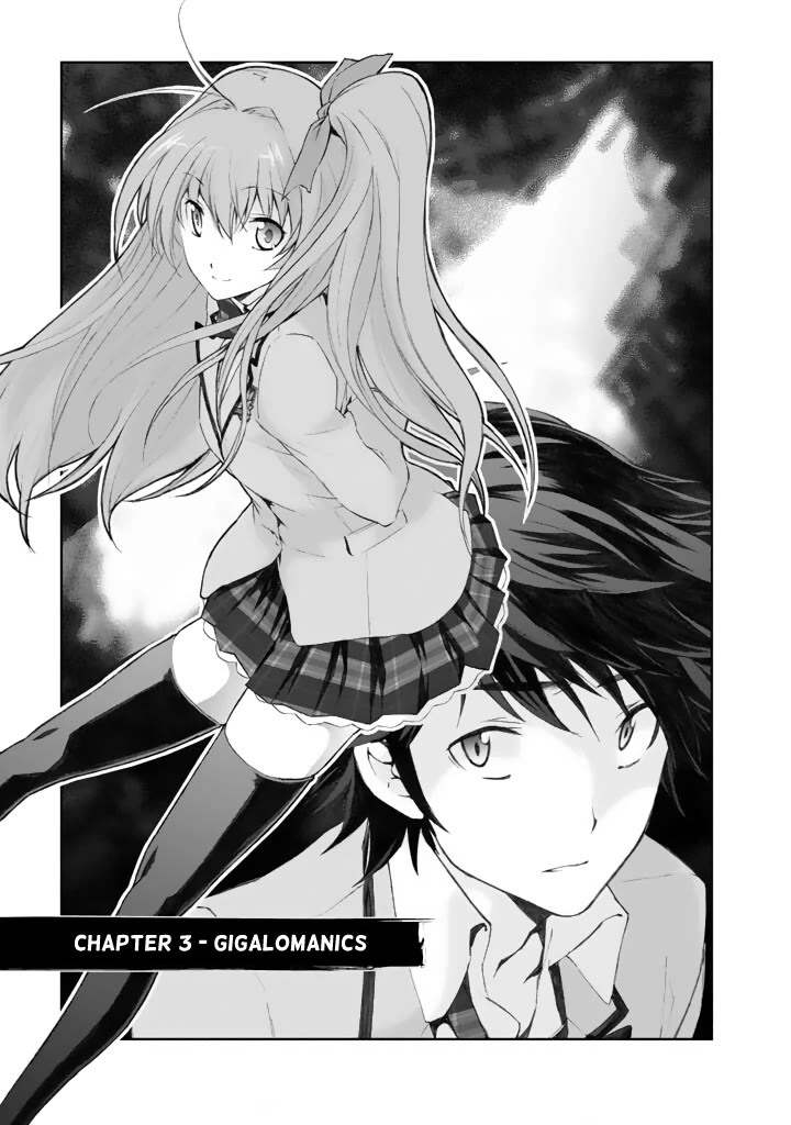 Chaos;HEAd - Blue Complex Chapter 3 page 1 - Chapter 3: Gigalomaniacs
