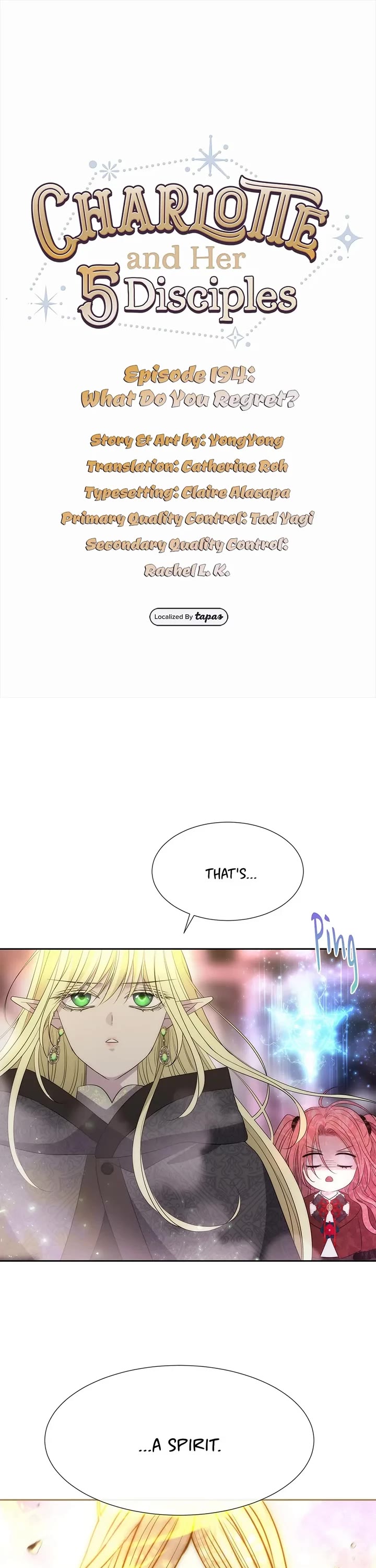 Charlotte Has Five Disciples Chapter 194 page 1 - Chapter 194: What Do You Regret?