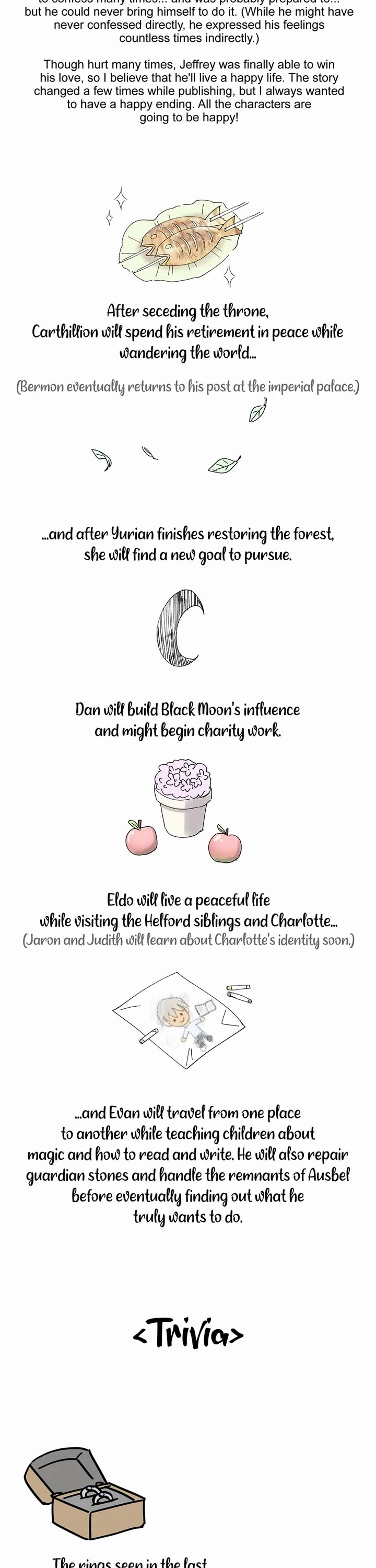 Charlotte Has Five Disciples Chapter 210.5 page 11 - Chapter 210.5: Epilogue (Author's Note)