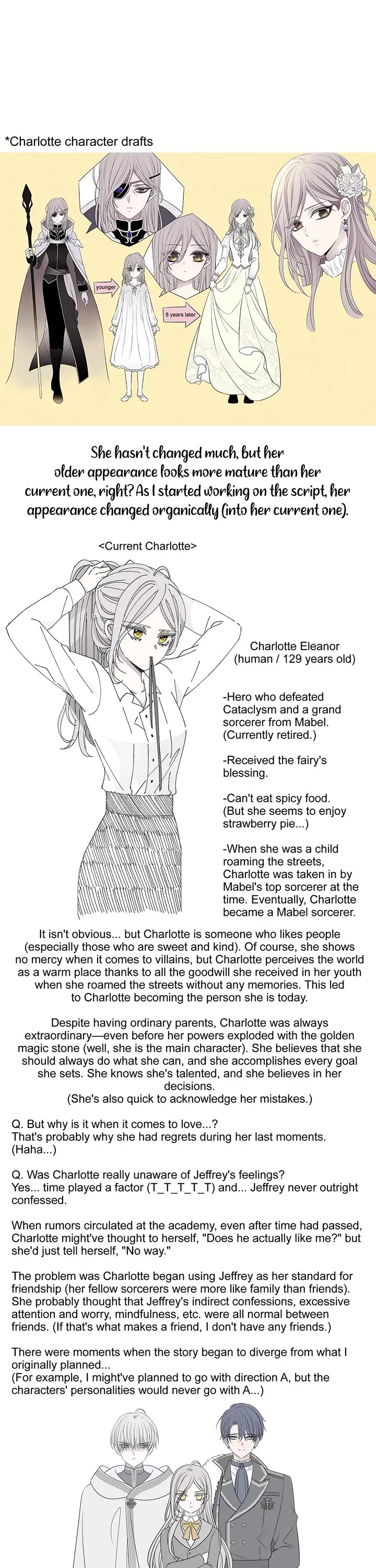 Charlotte Has Five Disciples Chapter 210.5 page 3 - Chapter 210.5: Epilogue (Author's Note)