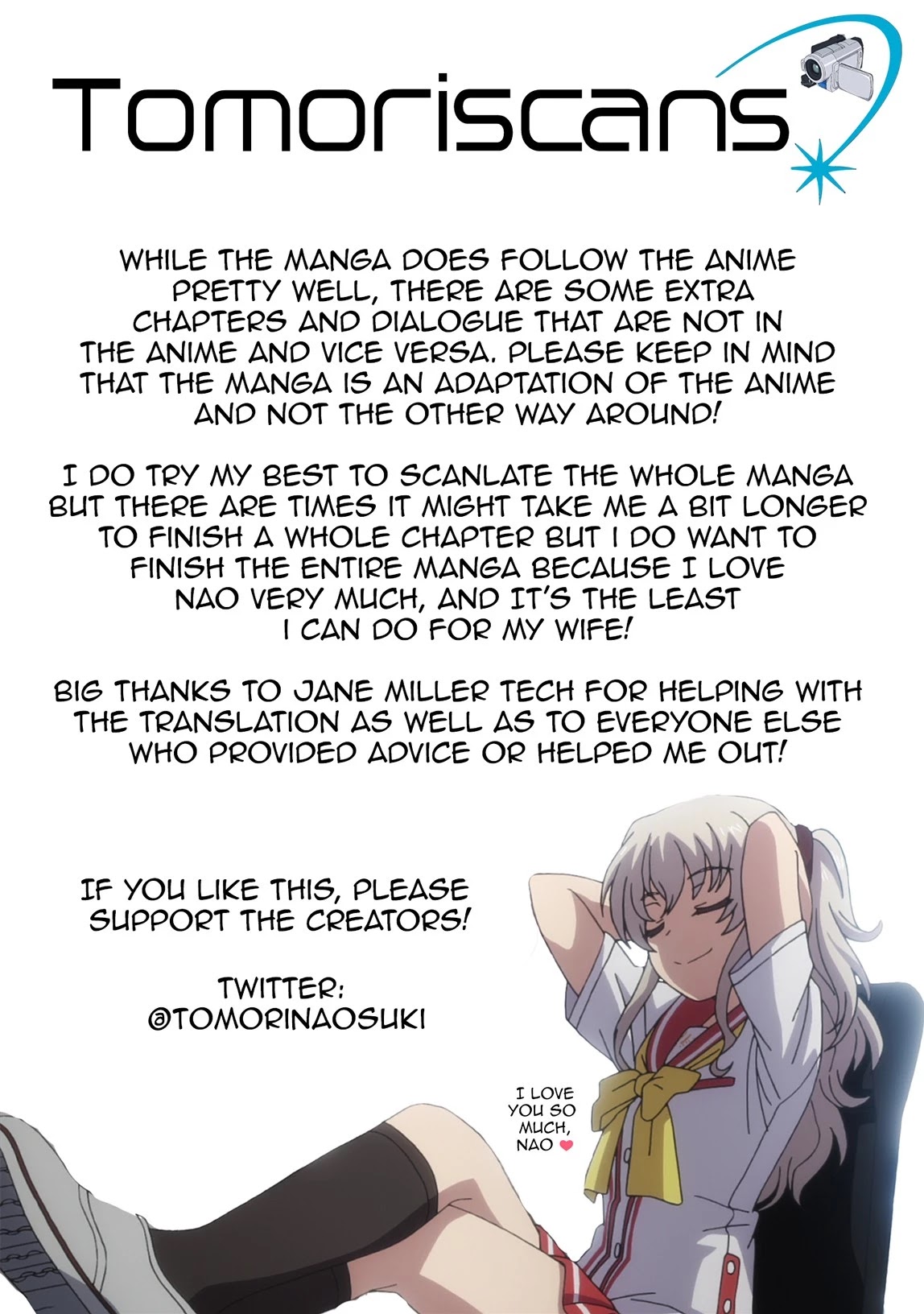 Charlotte Chapter 19 page 14 - Chapter 19