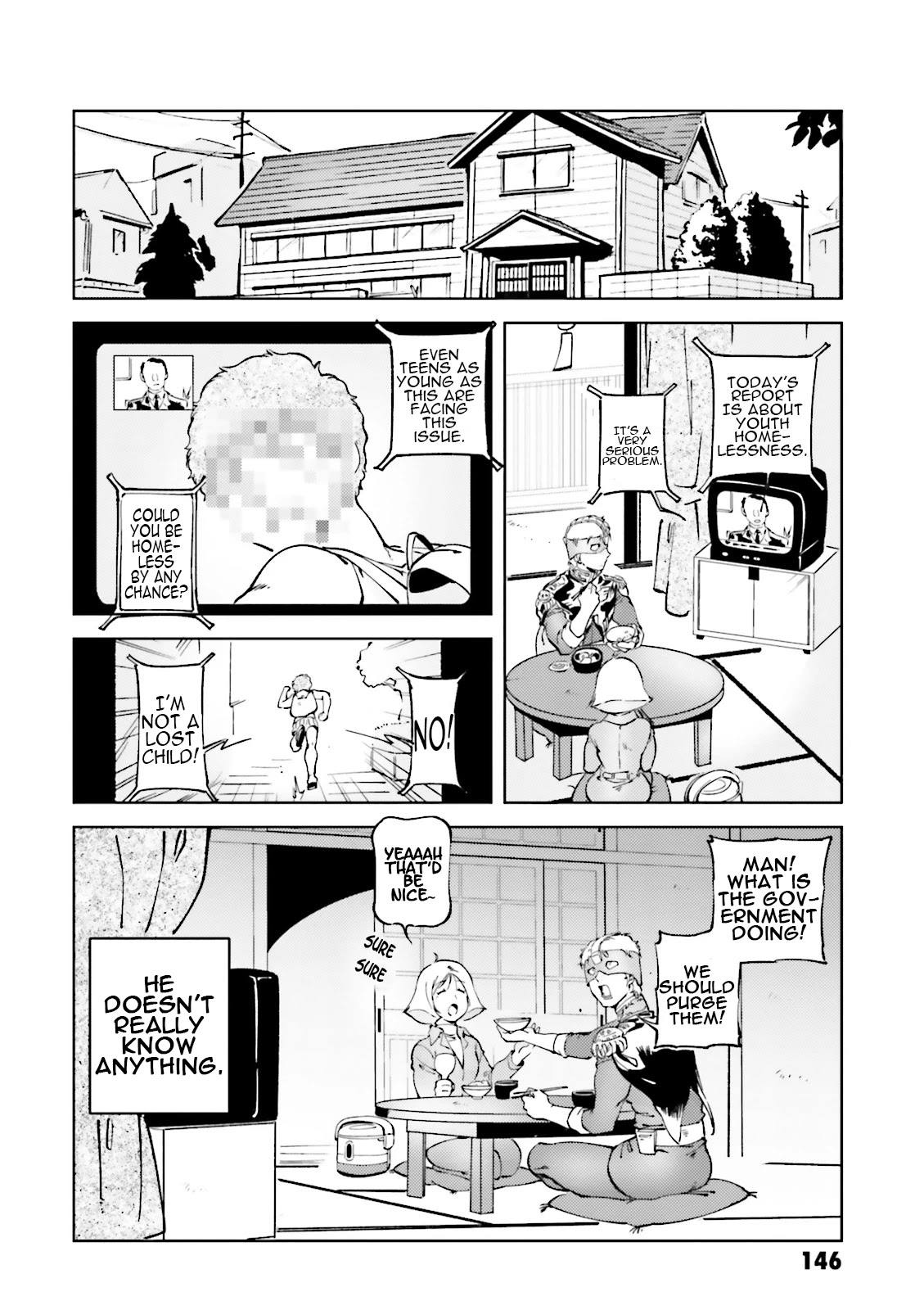 Char's Daily Life Chapter 47 page 20 - Chapter 47: Amuro's Daily Life (Wandering Part)