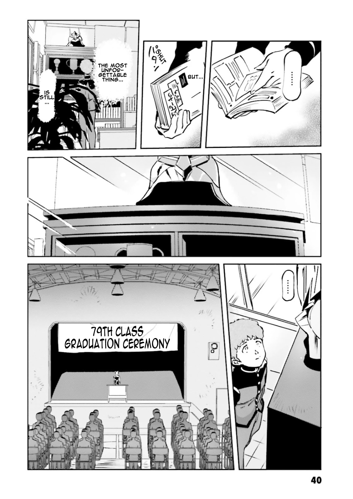 Char's Daily Life Chapter 51 page 14 - Chapter 51: Amuro's Daily Life (Graduation Part)