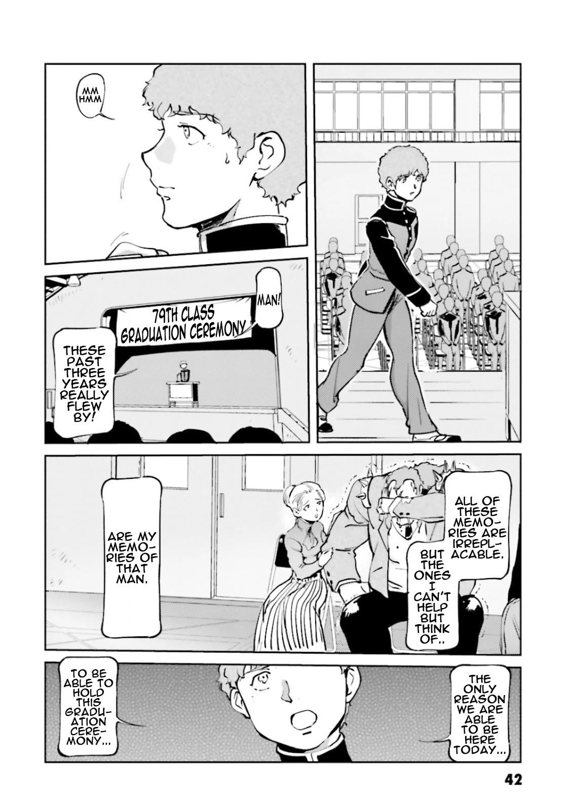 Char's Daily Life Chapter 51 page 16 - Chapter 51: Amuro's Daily Life (Graduation Part)