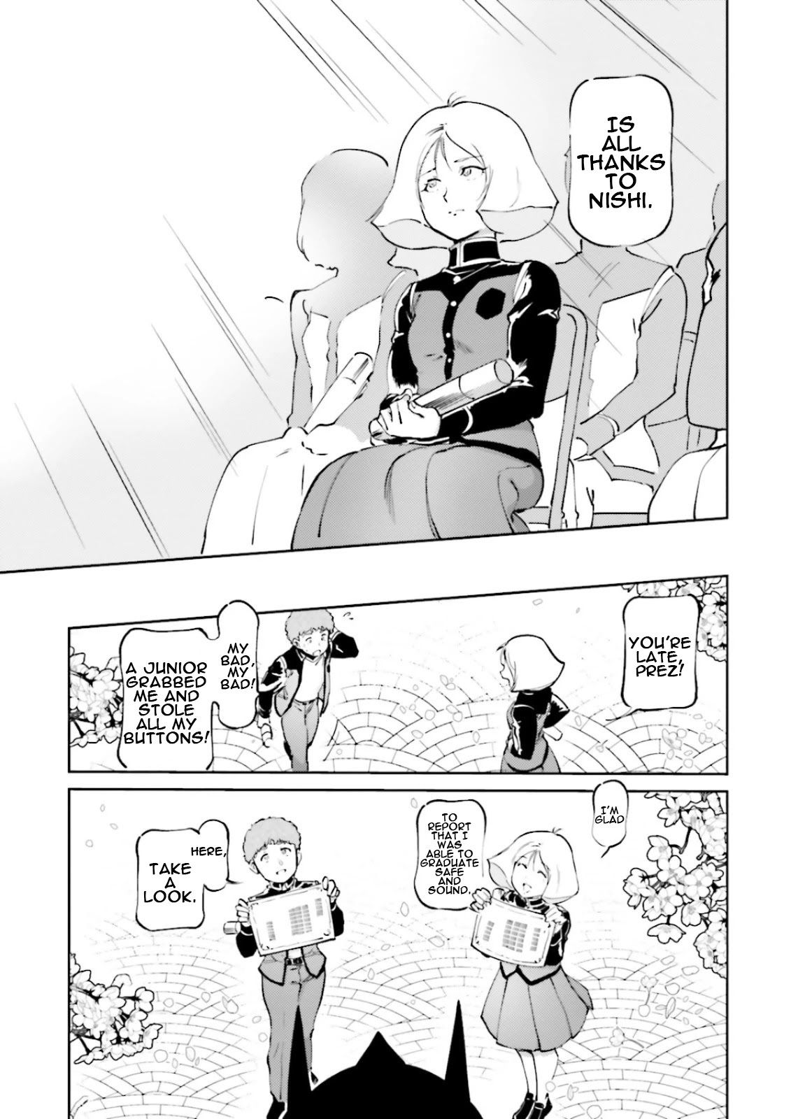Char's Daily Life Chapter 51 page 17 - Chapter 51: Amuro's Daily Life (Graduation Part)