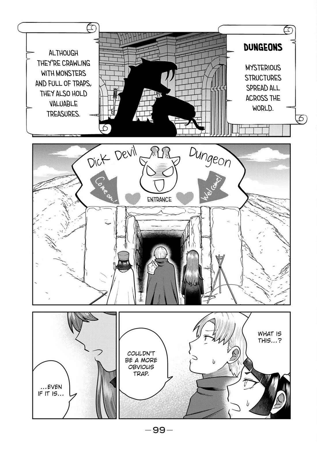 Chase the Chin Chin Devil! Chapter 19 page 1 - Chapter 19: Clear the Dick Devil Dungeon!