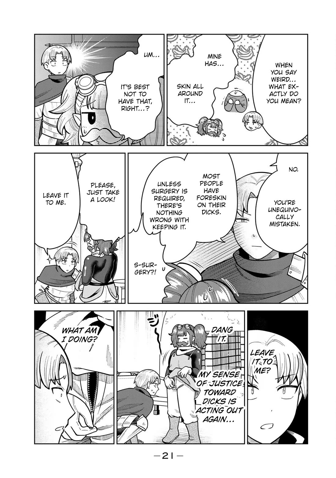 Chase the Chin Chin Devil! Chapter 22 page 5 - Chapter 22: Chaos at the Blacksmith?