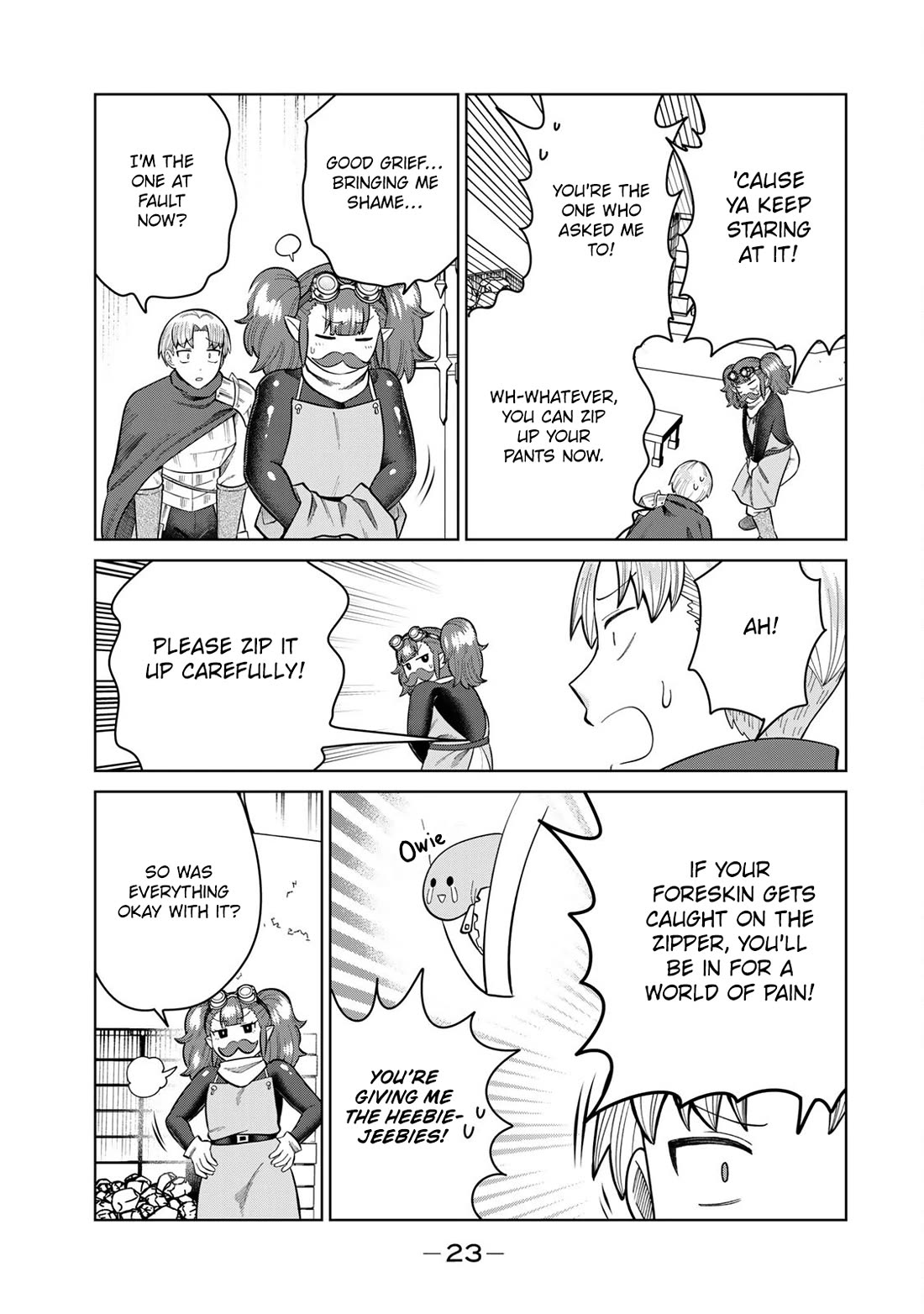 Chase the Chin Chin Devil! Chapter 22 page 7 - Chapter 22: Chaos at the Blacksmith?