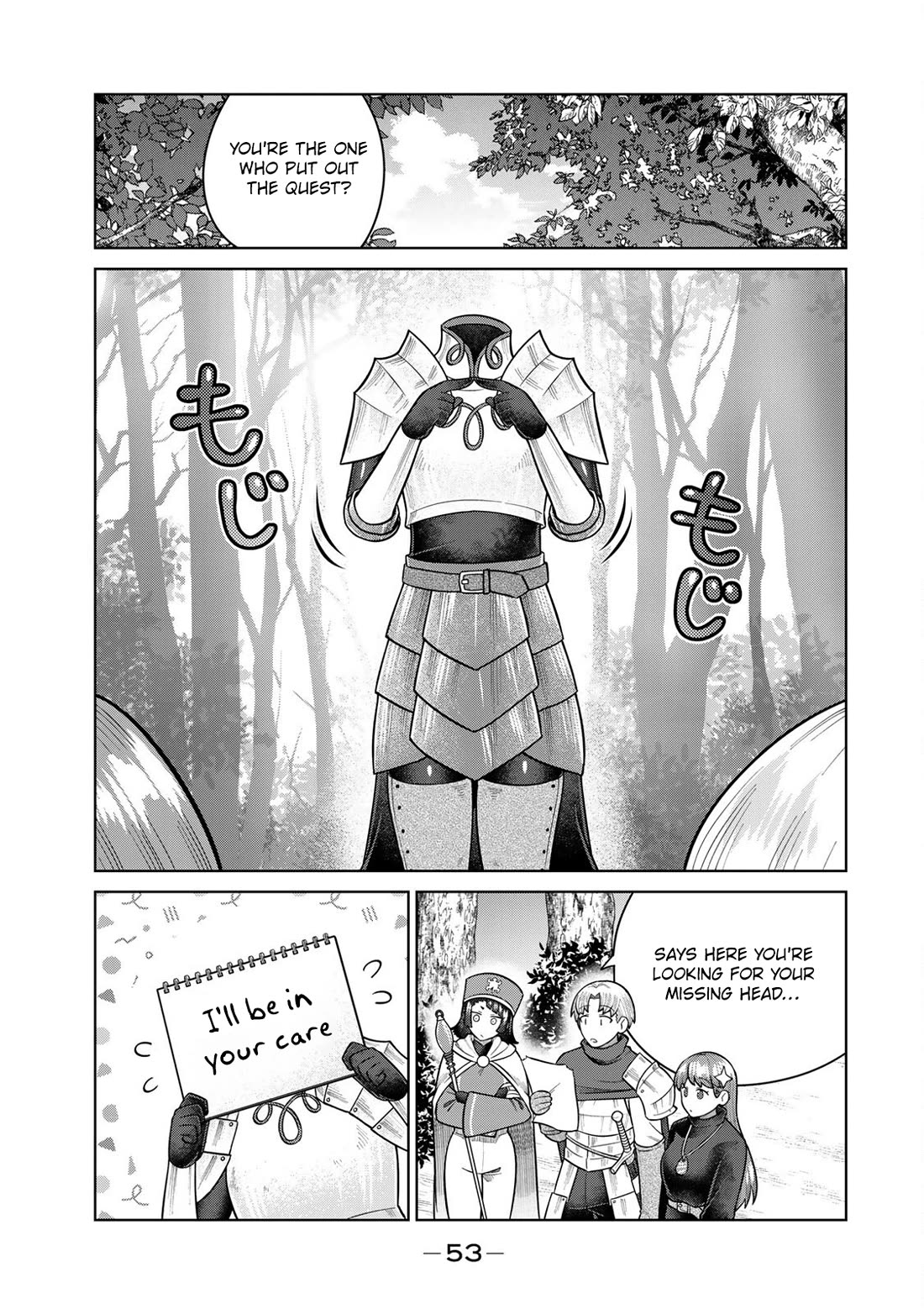Chase the Chin Chin Devil! Chapter 25 page 1 - Chapter 25: The Dullahan's Head!
