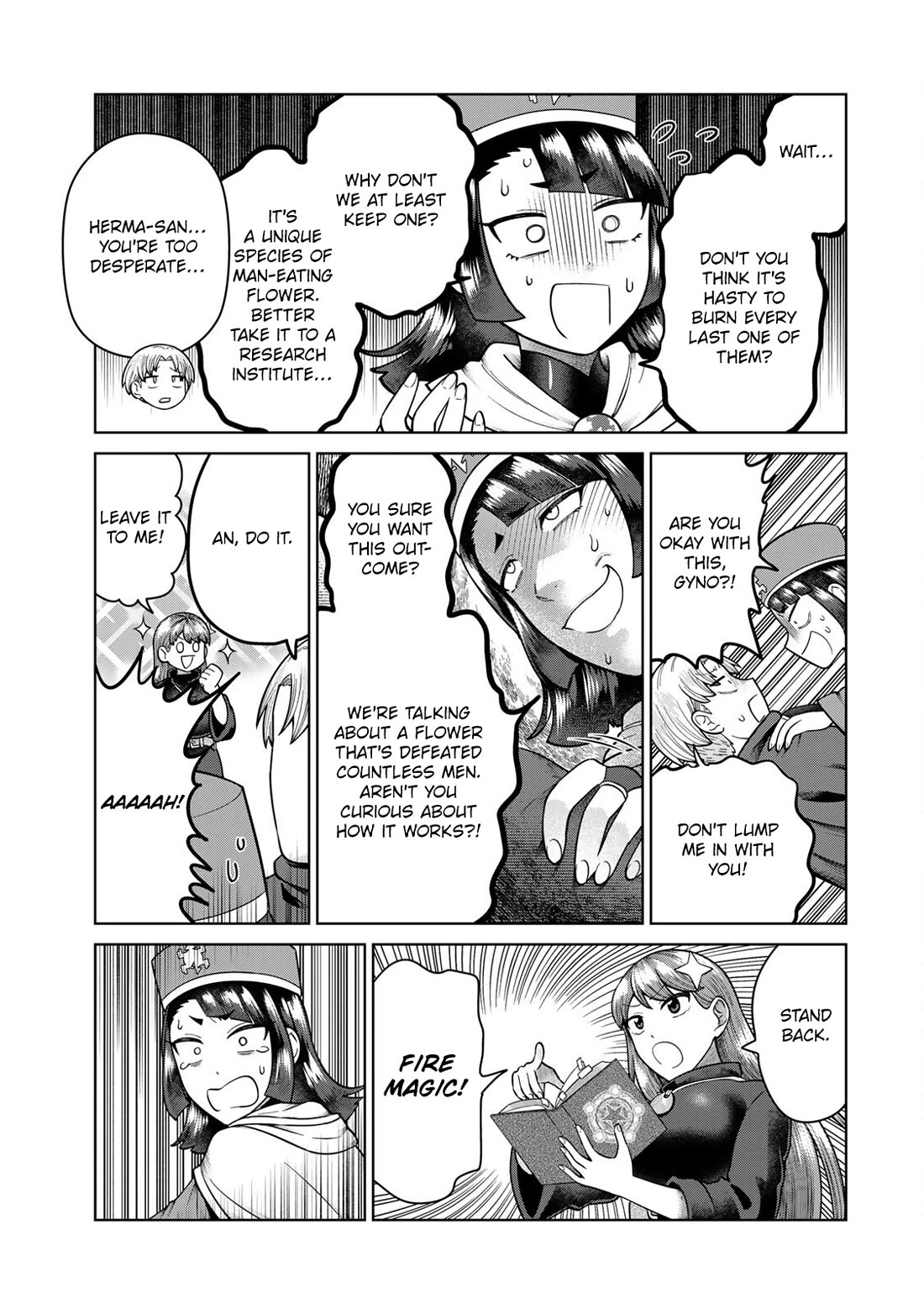 Chase the Chin Chin Devil! Chapter 5 page 9 - Chapter 5: Exterminate the Man-eating Flower!