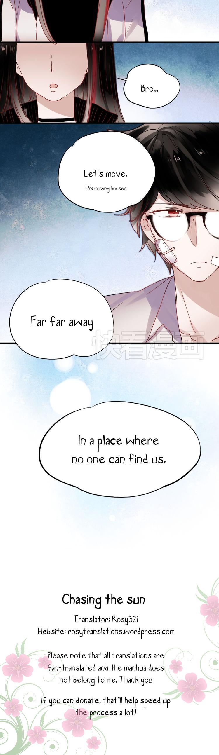 Chasing The Sun Chapter 32 page 9 - Chapter 32 : Go to a place where no one can find us