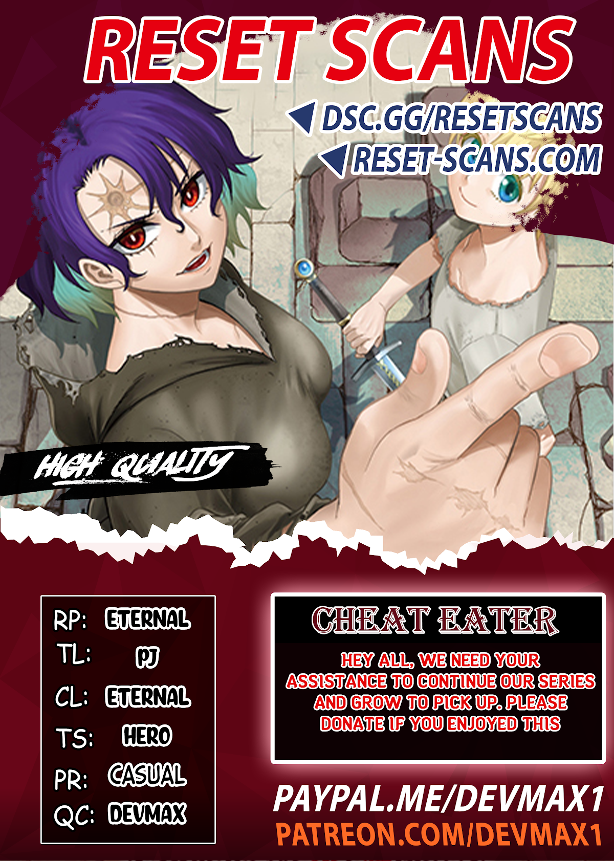Cheat Eater: Destroyer of those Summoned from Different Worlds Chapter 2 page 1 - Chapter 2