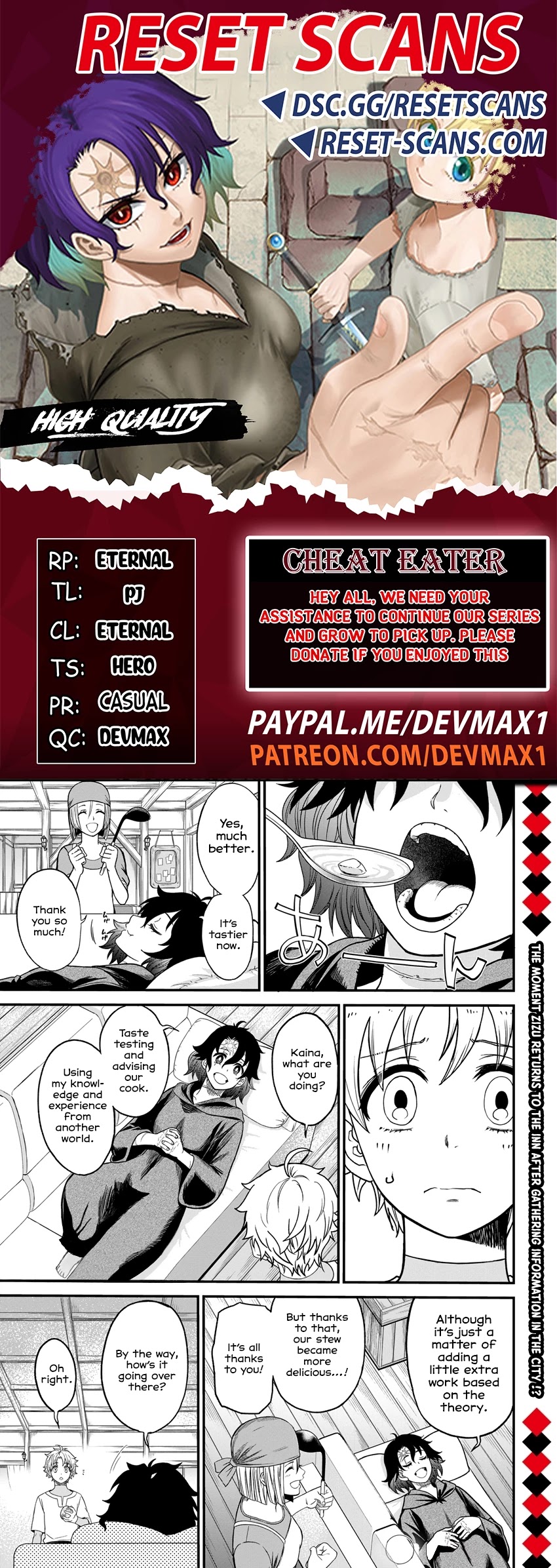 Cheat Eater: Destroyer of those Summoned from Different Worlds Chapter 5 page 1 - Chapter 5