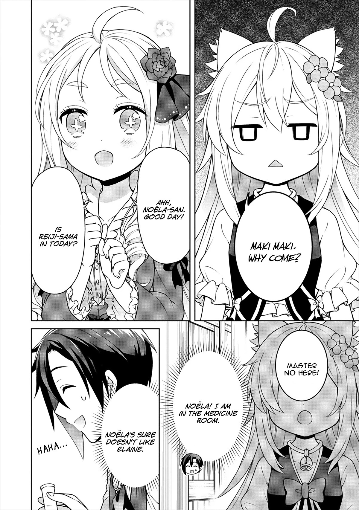 Cheat Pharmacist's Slow Life: Making a Drugstore in Another World Chapter 19 page 11 - Chapter 19: Natural Enemies? Workmates? Friends?