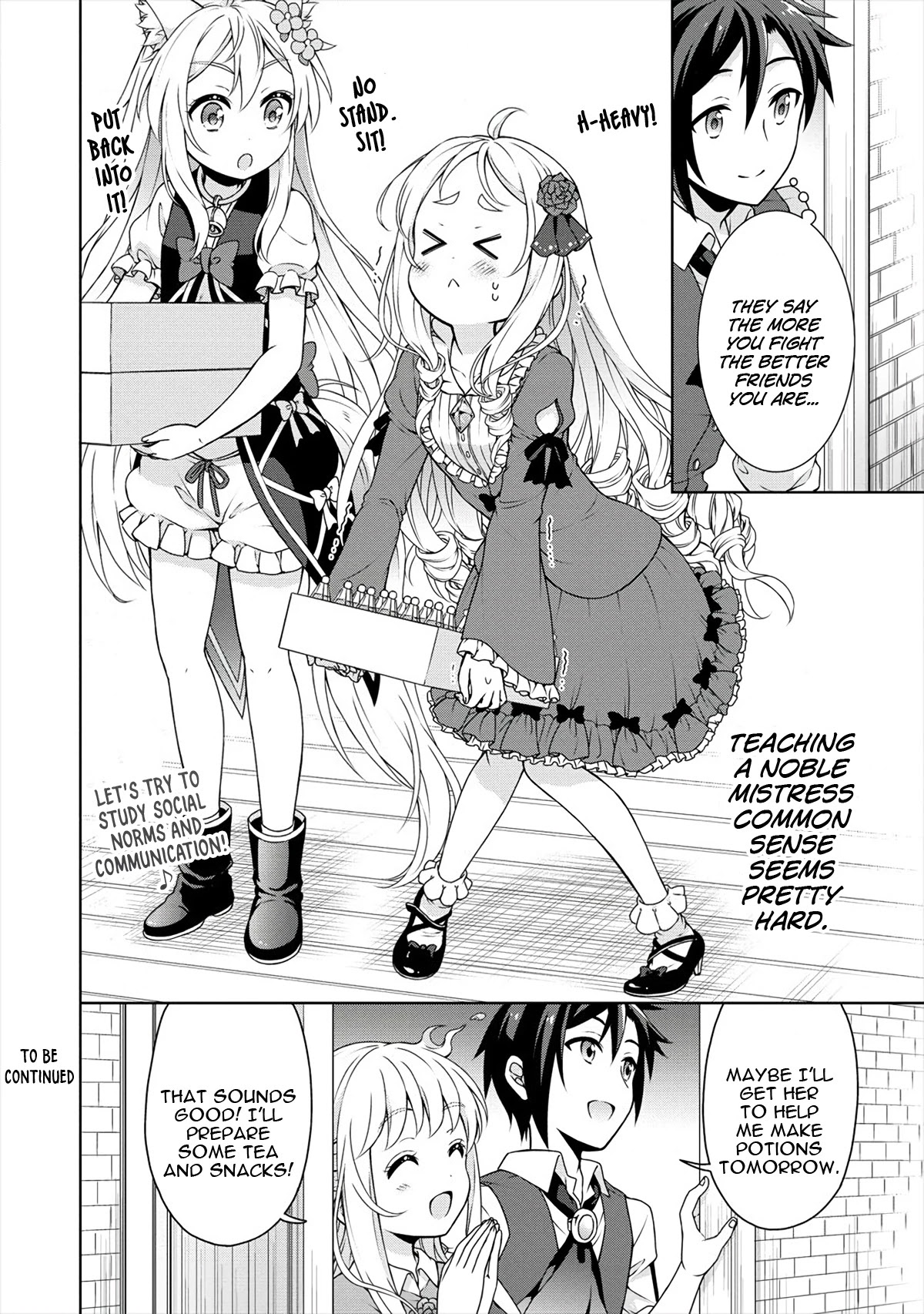 Cheat Pharmacist's Slow Life: Making a Drugstore in Another World Chapter 19 page 31 - Chapter 19: Natural Enemies? Workmates? Friends?