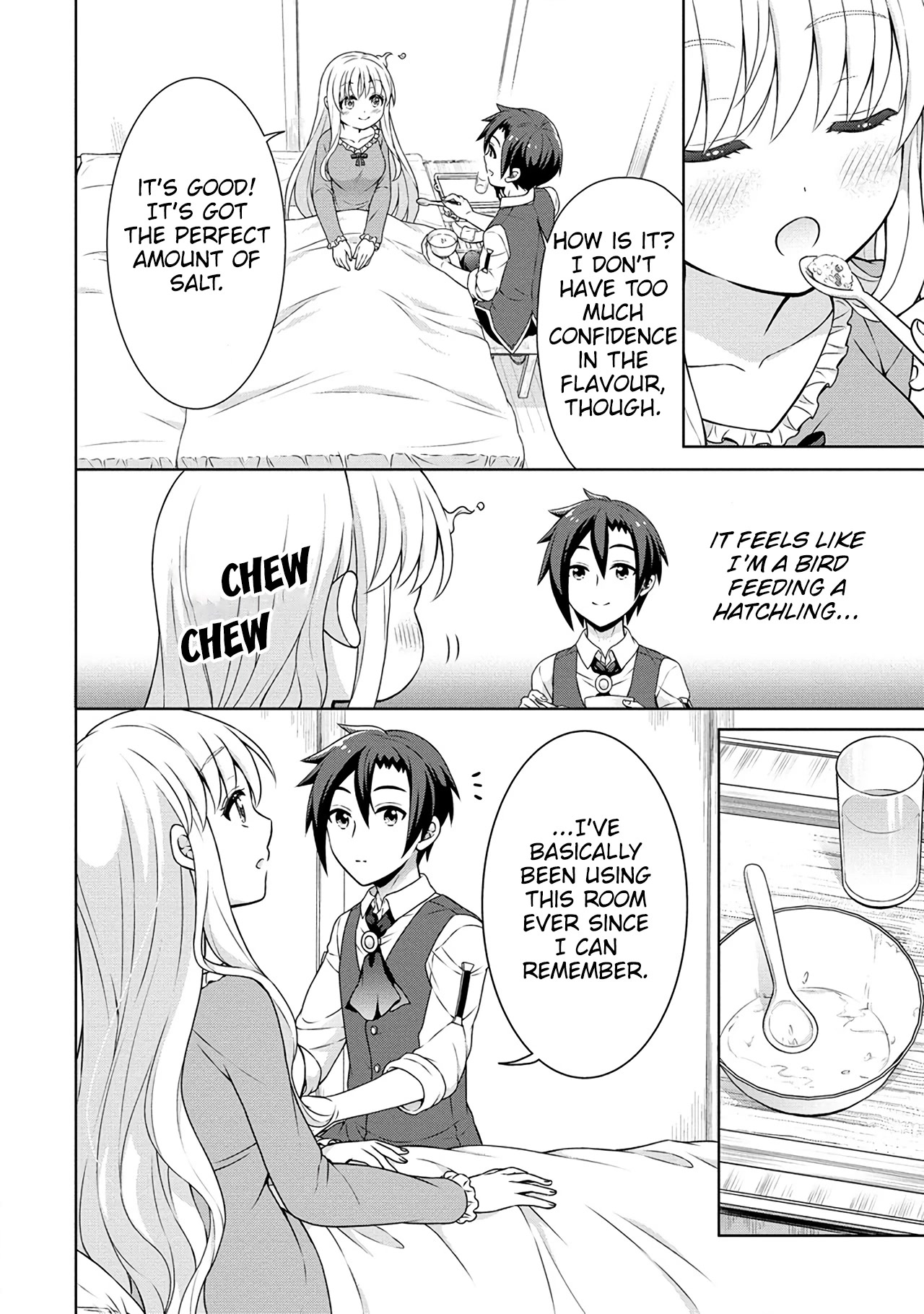 Cheat Pharmacist's Slow Life: Making a Drugstore in Another World Chapter 42 page 13 - Chapter 42: Spoil me every now and then