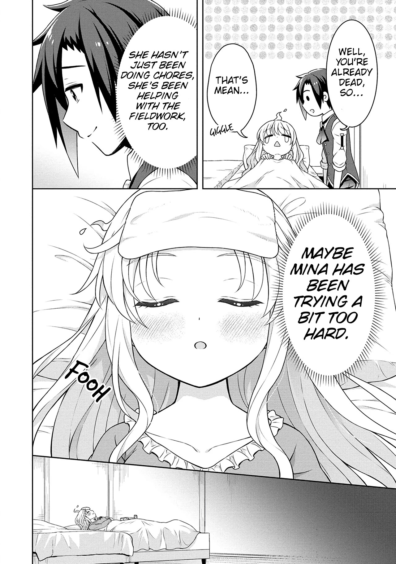 Cheat Pharmacist's Slow Life: Making a Drugstore in Another World Chapter 42 page 9 - Chapter 42: Spoil me every now and then