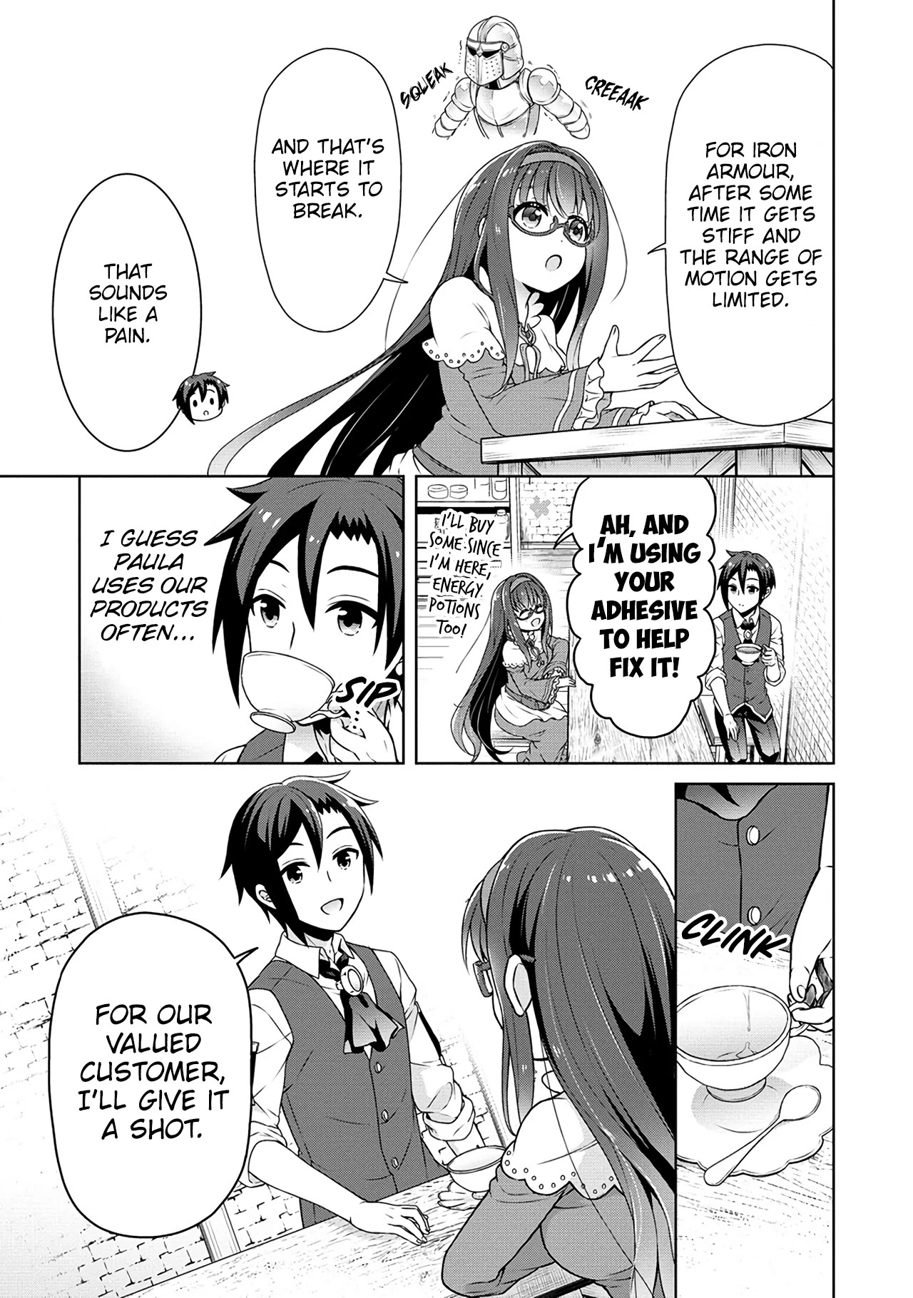 Cheat Pharmacist's Slow Life: Making a Drugstore in Another World Chapter 44 page 6 - Chapter 44: A different kind of Lotion!?