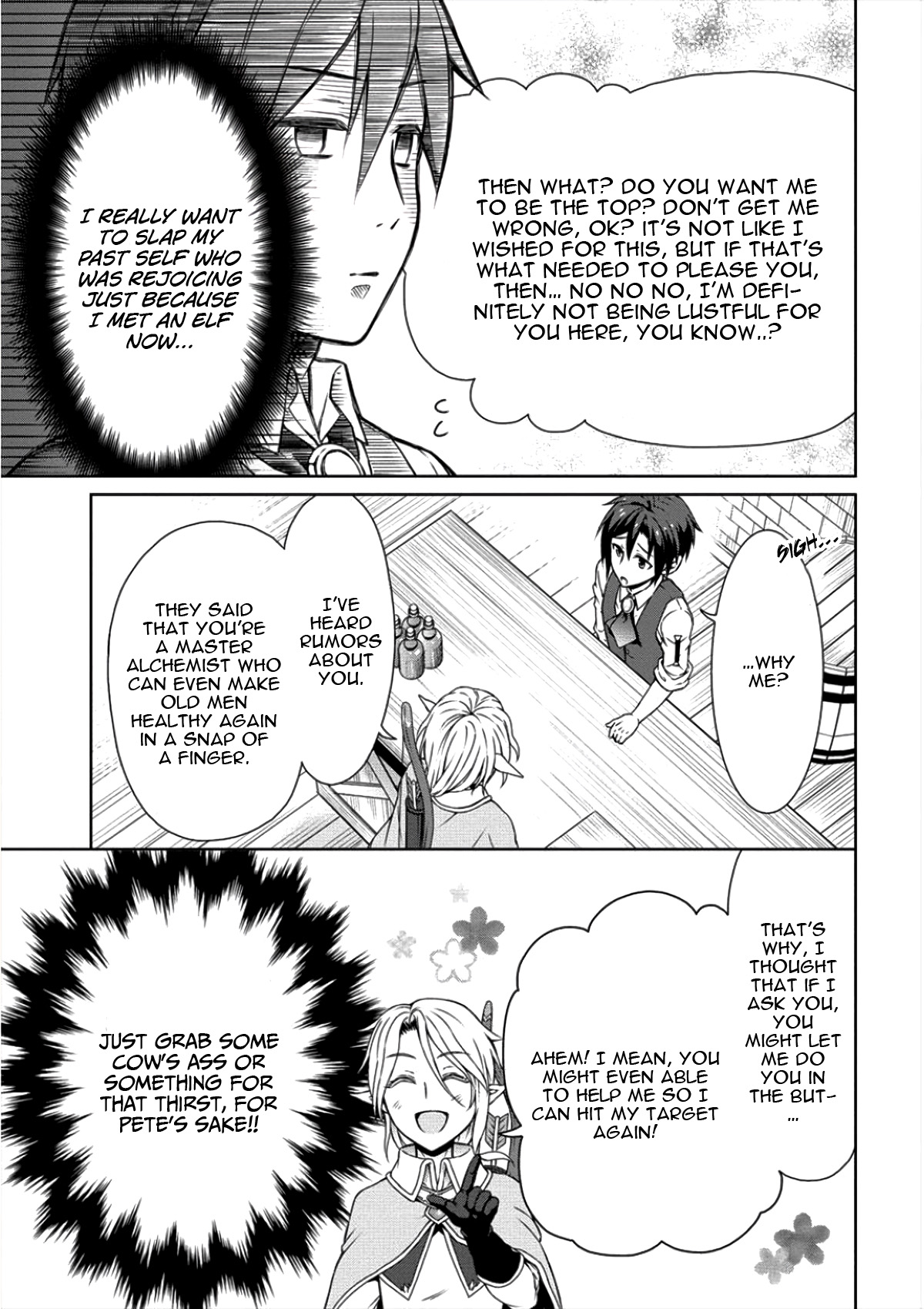 Cheat Pharmacist's Slow Life: Making a Drugstore in Another World Chapter 5 page 12 - Chapter 5: What the Beautiful Elf truly wants