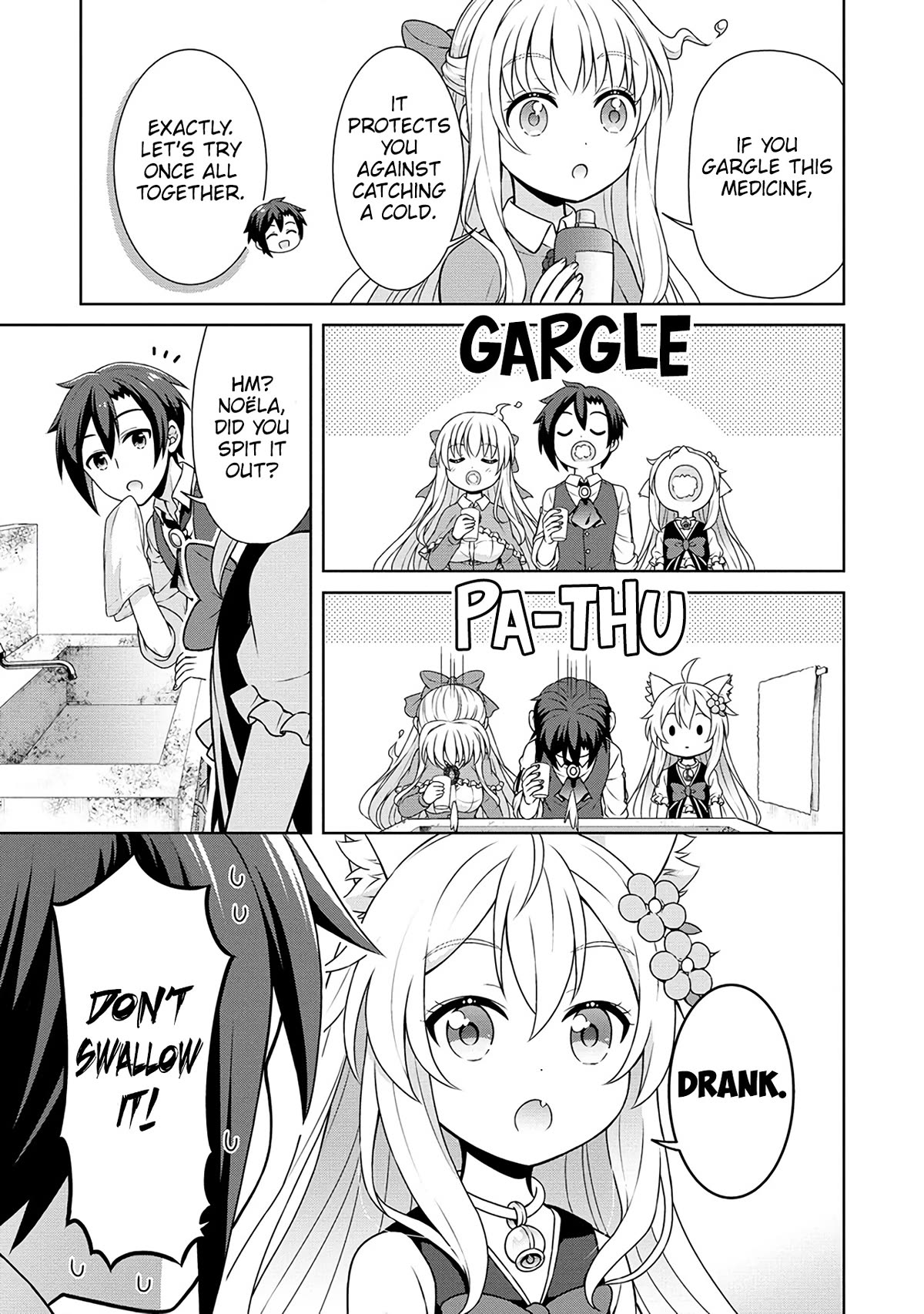 Cheat Pharmacist's Slow Life: Making a Drugstore in Another World Chapter 51 page 10 - Chapter 51: Coddle me once in a while
