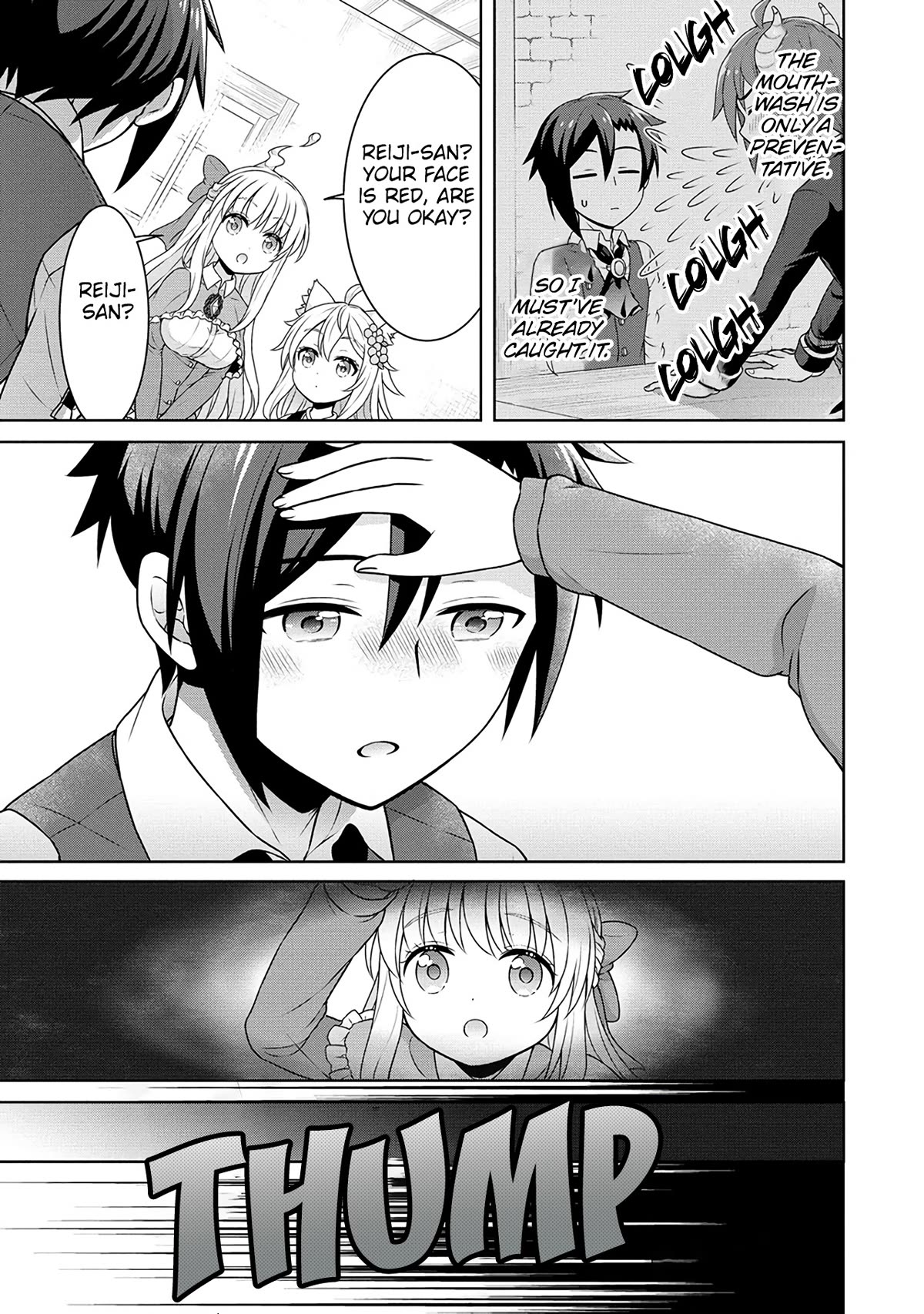 Cheat Pharmacist's Slow Life: Making a Drugstore in Another World Chapter 51 page 12 - Chapter 51: Coddle me once in a while
