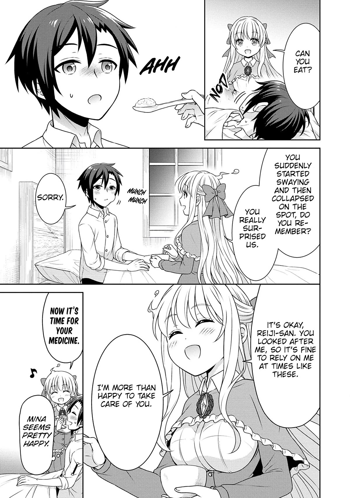 Cheat Pharmacist's Slow Life: Making a Drugstore in Another World Chapter 51 page 16 - Chapter 51: Coddle me once in a while