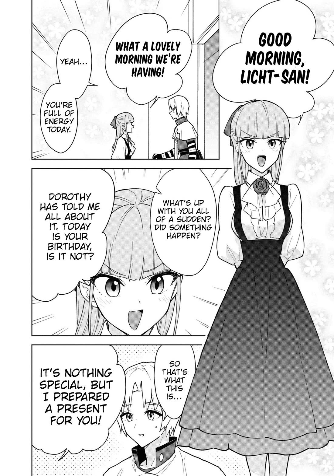 Cheat skill "shisha sosei" ga kakusei shite inishieno maougun wo fukkatsu sasete shimaimashita ~dare mo shinasenai saikyou hiiro~ Chapter 36 page 12 - Chapter 36: Birthday