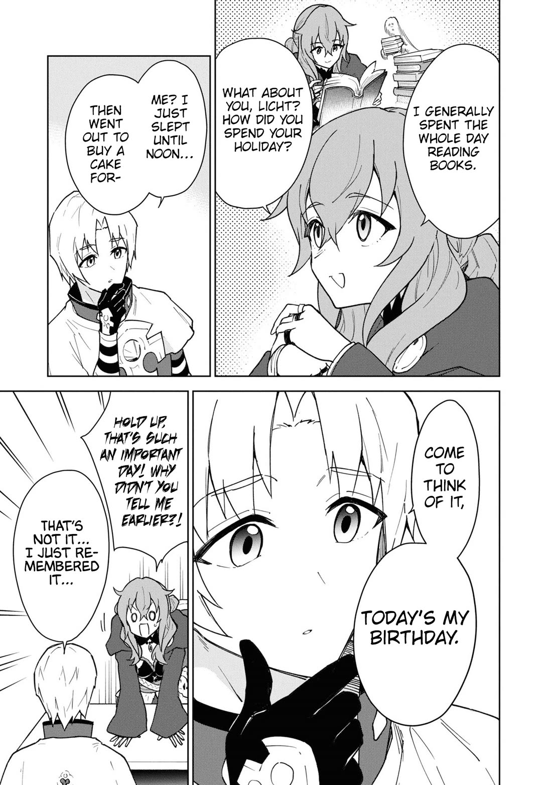 Cheat skill "shisha sosei" ga kakusei shite inishieno maougun wo fukkatsu sasete shimaimashita ~dare mo shinasenai saikyou hiiro~ Chapter 36 page 7 - Chapter 36: Birthday