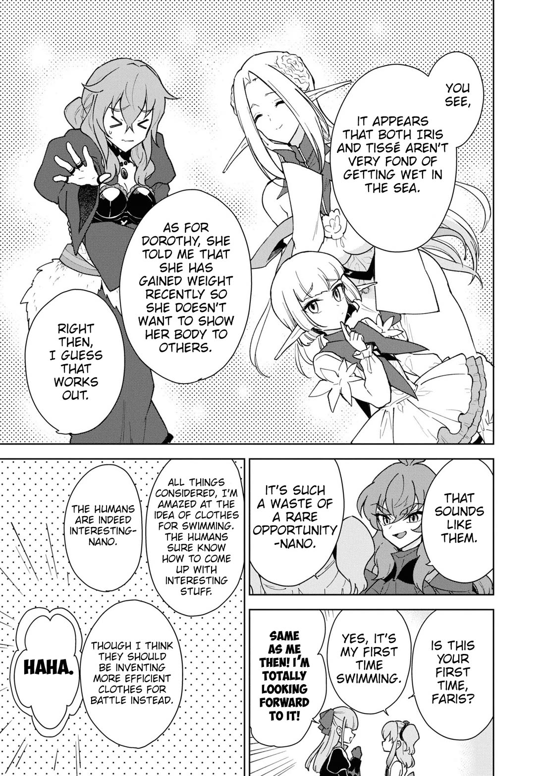 Cheat skill "shisha sosei" ga kakusei shite inishieno maougun wo fukkatsu sasete shimaimashita ~dare mo shinasenai saikyou hiiro~ Chapter 37 page 14 - Chapter 37: Sea, swimsuits and companions