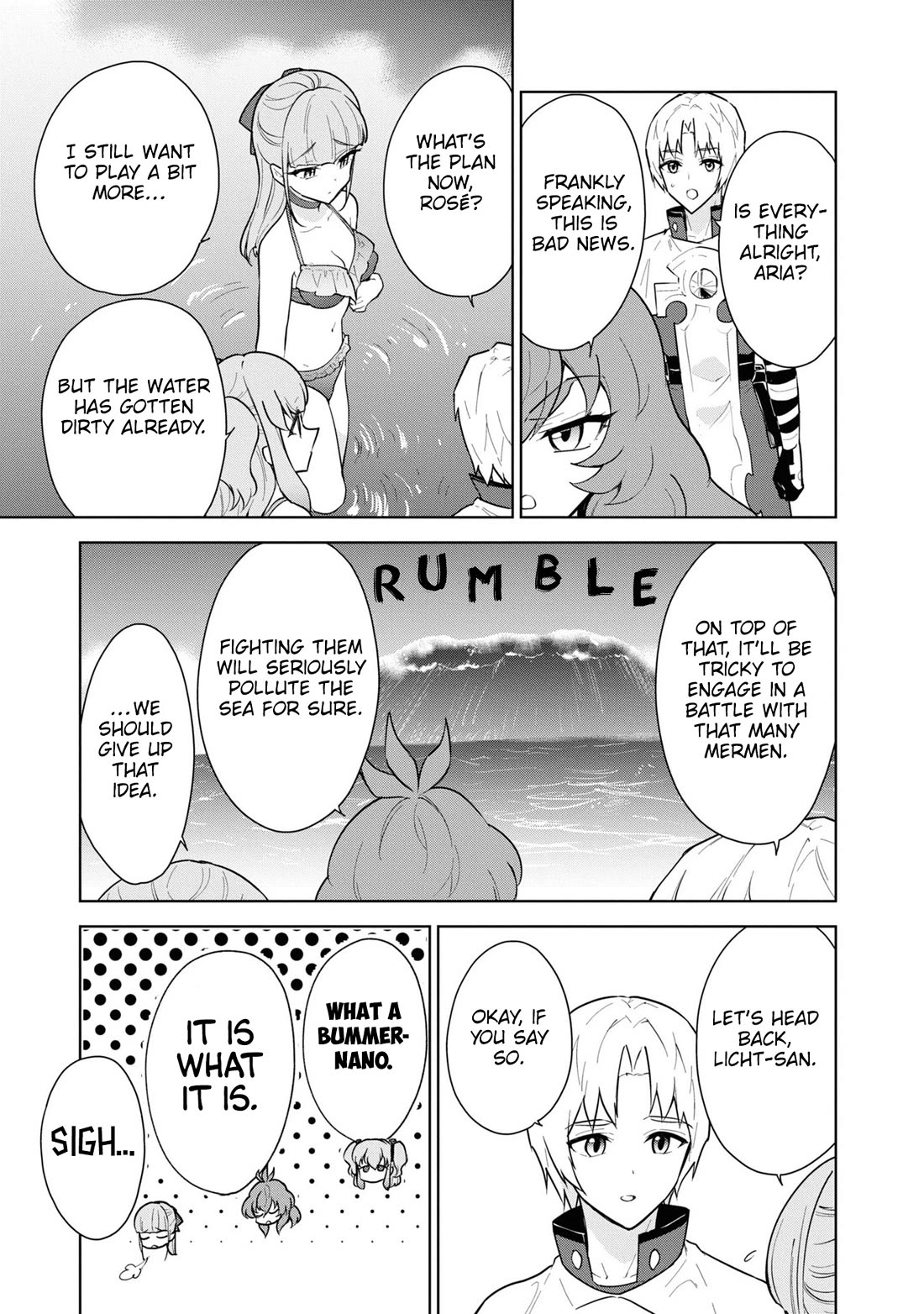 Cheat skill "shisha sosei" ga kakusei shite inishieno maougun wo fukkatsu sasete shimaimashita ~dare mo shinasenai saikyou hiiro~ Chapter 37 page 35 - Chapter 37: Sea, swimsuits and companions