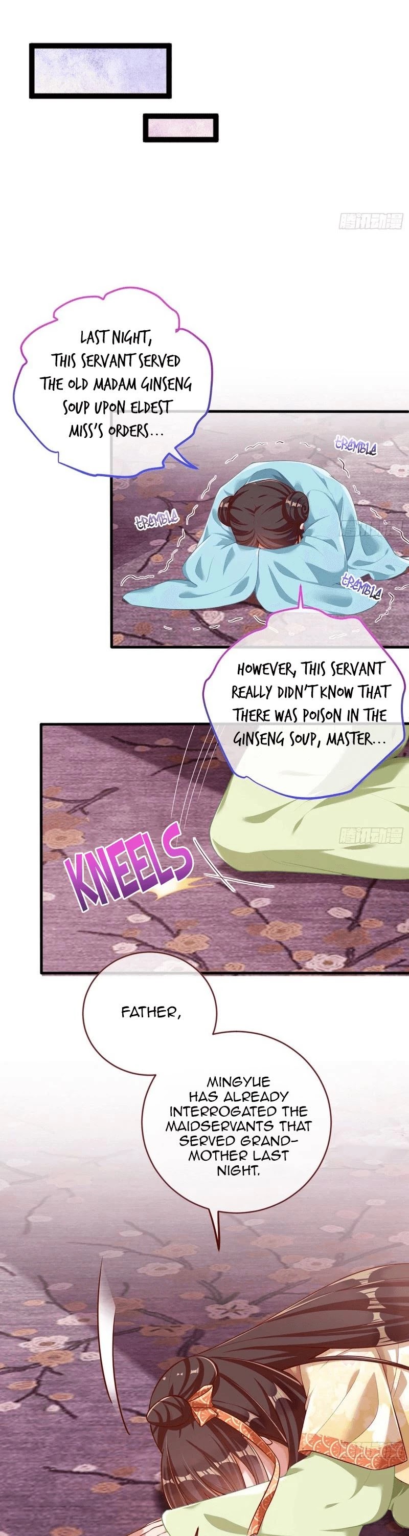 Cheating Men Must Die Chapter 163 page 11 - Chapter 163: This Concubine's Daughter is Venomous -- Grandmother poisoned