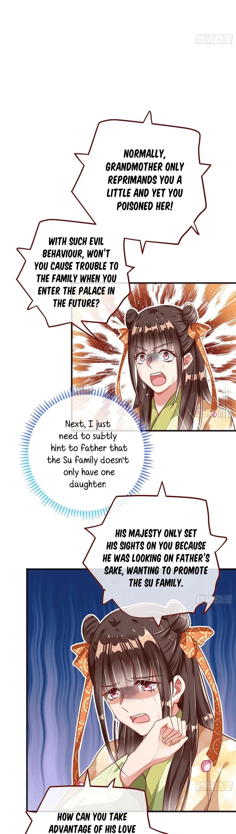 Cheating Men Must Die Chapter 163 page 14 - Chapter 163: This Concubine's Daughter is Venomous -- Grandmother poisoned