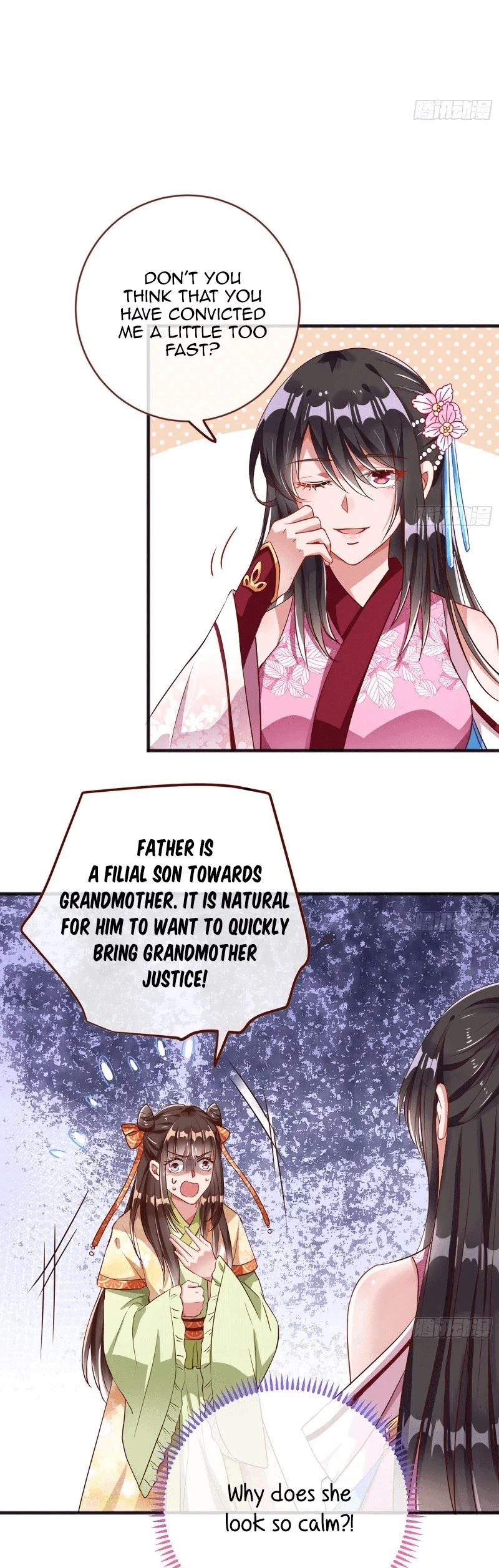 Cheating Men Must Die Chapter 163 page 16 - Chapter 163: This Concubine's Daughter is Venomous -- Grandmother poisoned