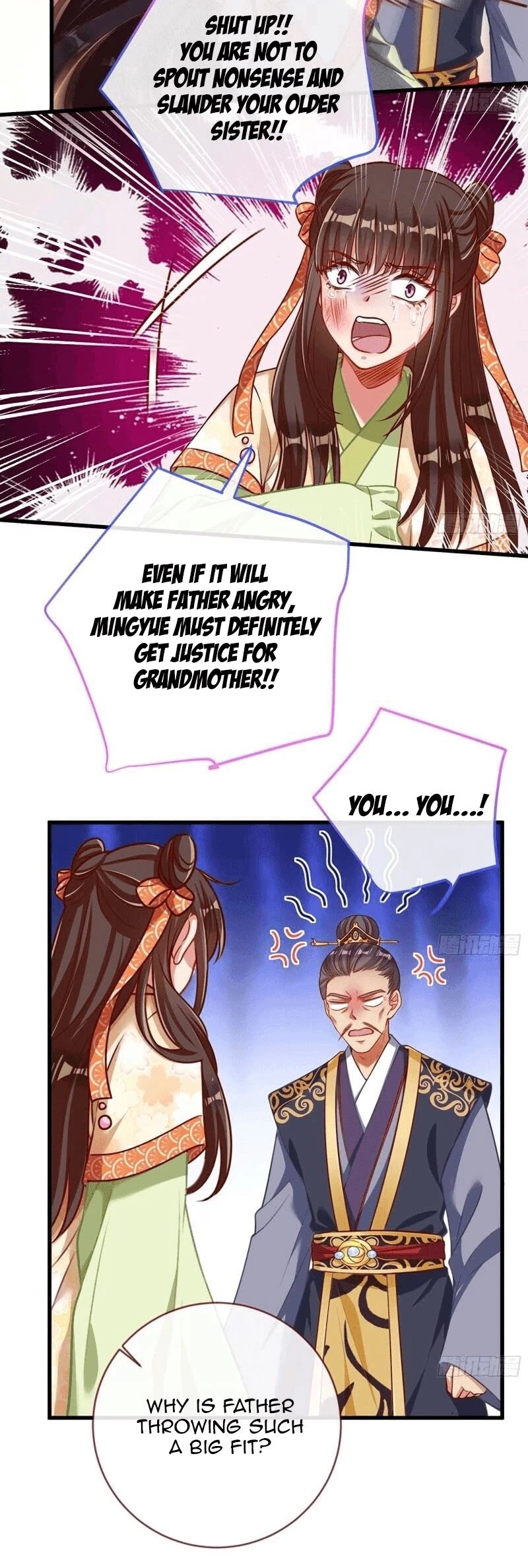 Cheating Men Must Die Chapter 163 page 8 - Chapter 163: This Concubine's Daughter is Venomous -- Grandmother poisoned