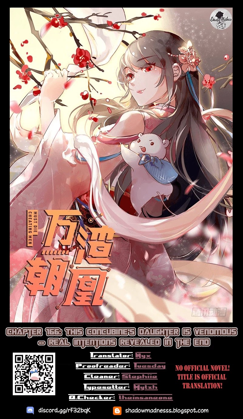 Cheating Men Must Die Chapter 166 page 1 - Chapter 166: This Concubine's Daughter is Venomous -- Real intentions revealed in the end