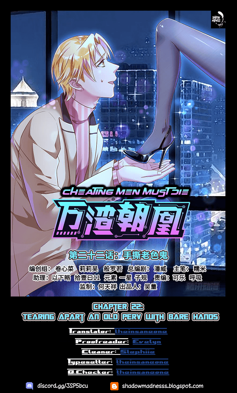 Cheating Men Must Die Chapter 22 page 1 - Chapter 22: Tearing Apart An Old Perv With Bare Hands