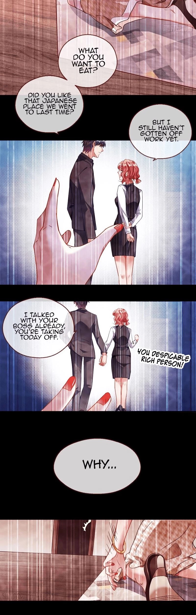 Cheating Men Must Die Chapter 269 page 17 - Chapter 269: CEO wishes to go on strike -- Just because you're rich you think you're all that?