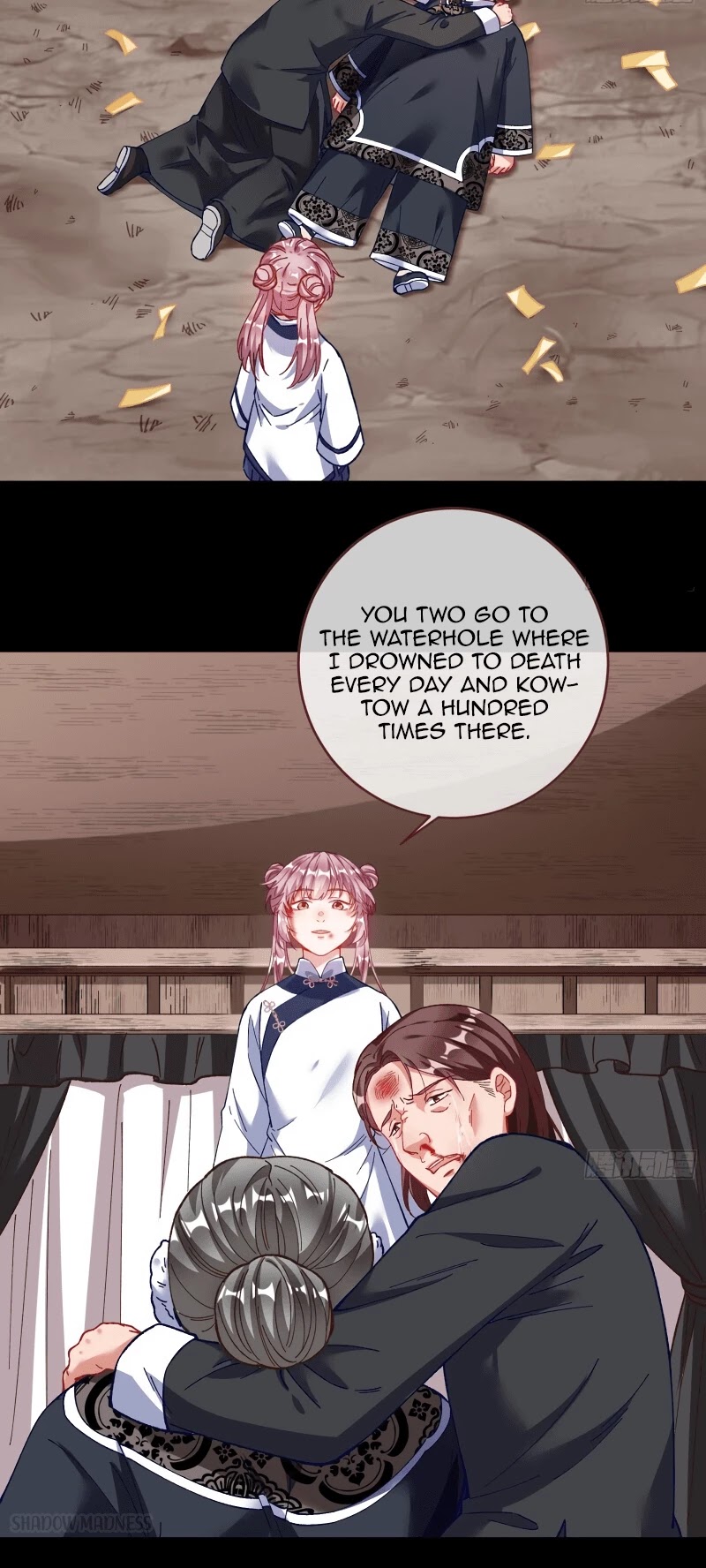 Cheating Men Must Die Chapter 313 page 13 - Chapter 313: The Quiet Village -- Mother's blood